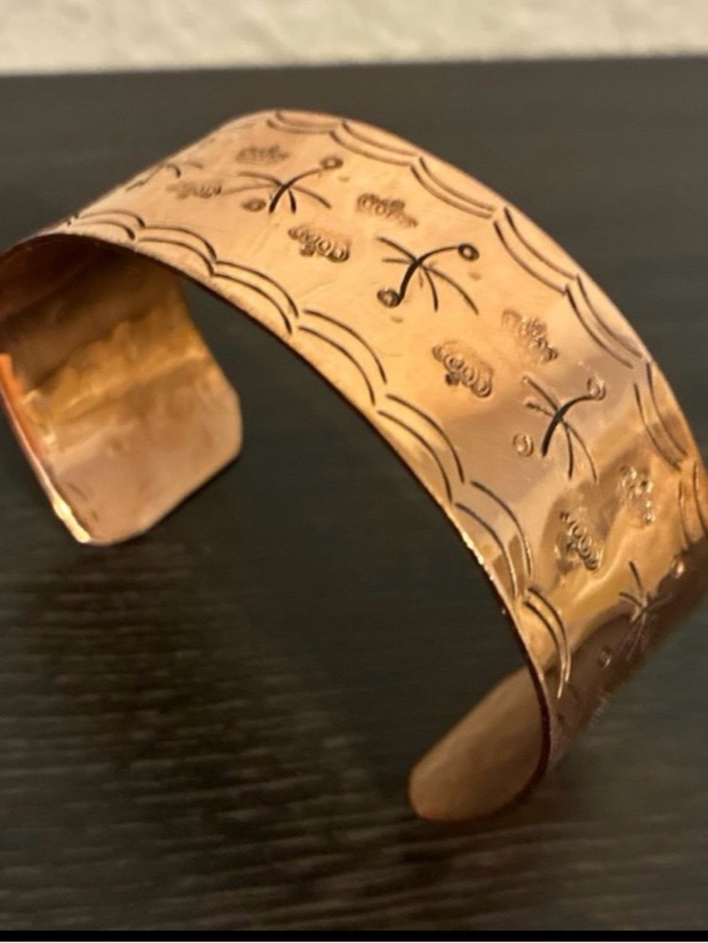 Copper cuff bracelet Made in Mexico New